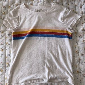 Madewell Striped Short Sleeve Shirt